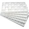 5 White 32 Slot Jewelry Coin Display Travel Tray Inserts